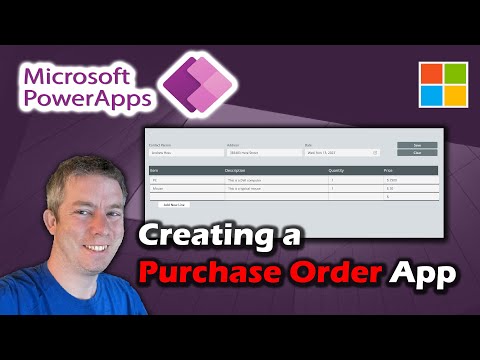 Build Custom Purchase Order App with Power Apps Guide