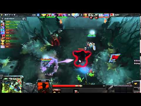 DOTA2 CNB eSports Club conqured top5   Game1, The International 2014, May12