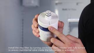 Waterdrop Plus LT500P Refrigerator Water Filter Installation Video
