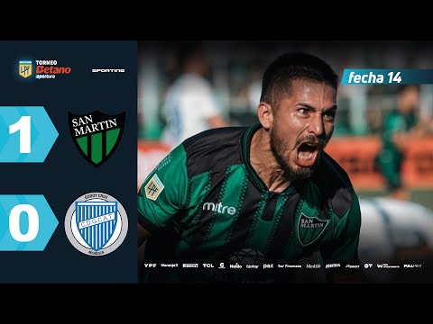 SAN MARTÍN (SJ) 1 - 0 GODOY CRUZ I Resumen del partido | #TorneoBetano Apertura 2025