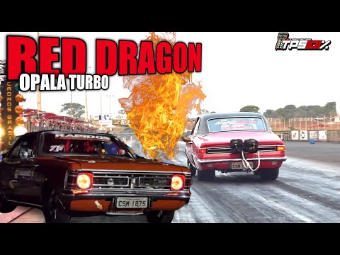 OPALA 6 CILINDROS TURBO O FAMOSO RED DRAGON TT76 Coisa de louco ver esse 6ZÃO ACELERANDO
