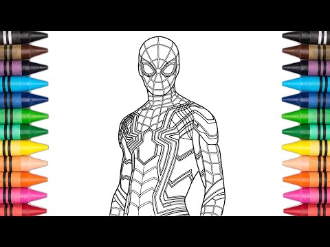 IRON SPIDER Coloring Page #119 | Rollercoaster - I'm Fine - N3WPORT - Power (feat. braev) [NCS]