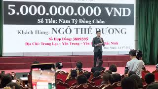 Dai ichi Life chi trả quyền lợi bảo hiểm 5 tỷ đồng cho KH Bắc Ninh.Tháng 7 2023