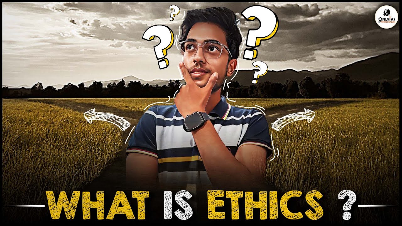 Video tutorial explaining meaning and scope of ethics