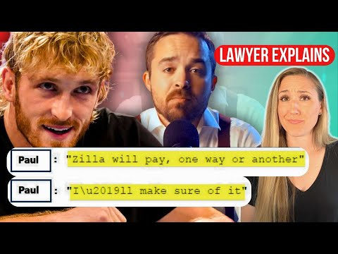New Scummy Logan Paul Texts Sinking His Lawsuit Against Coffeezilla | LAWYER EXPLAINS