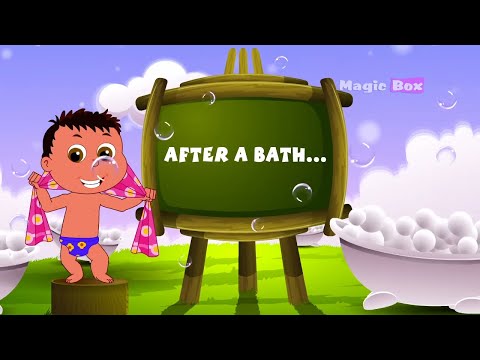 After A Bath - Cartoon Nursery Rhymes and Animated Rhymes For Kids