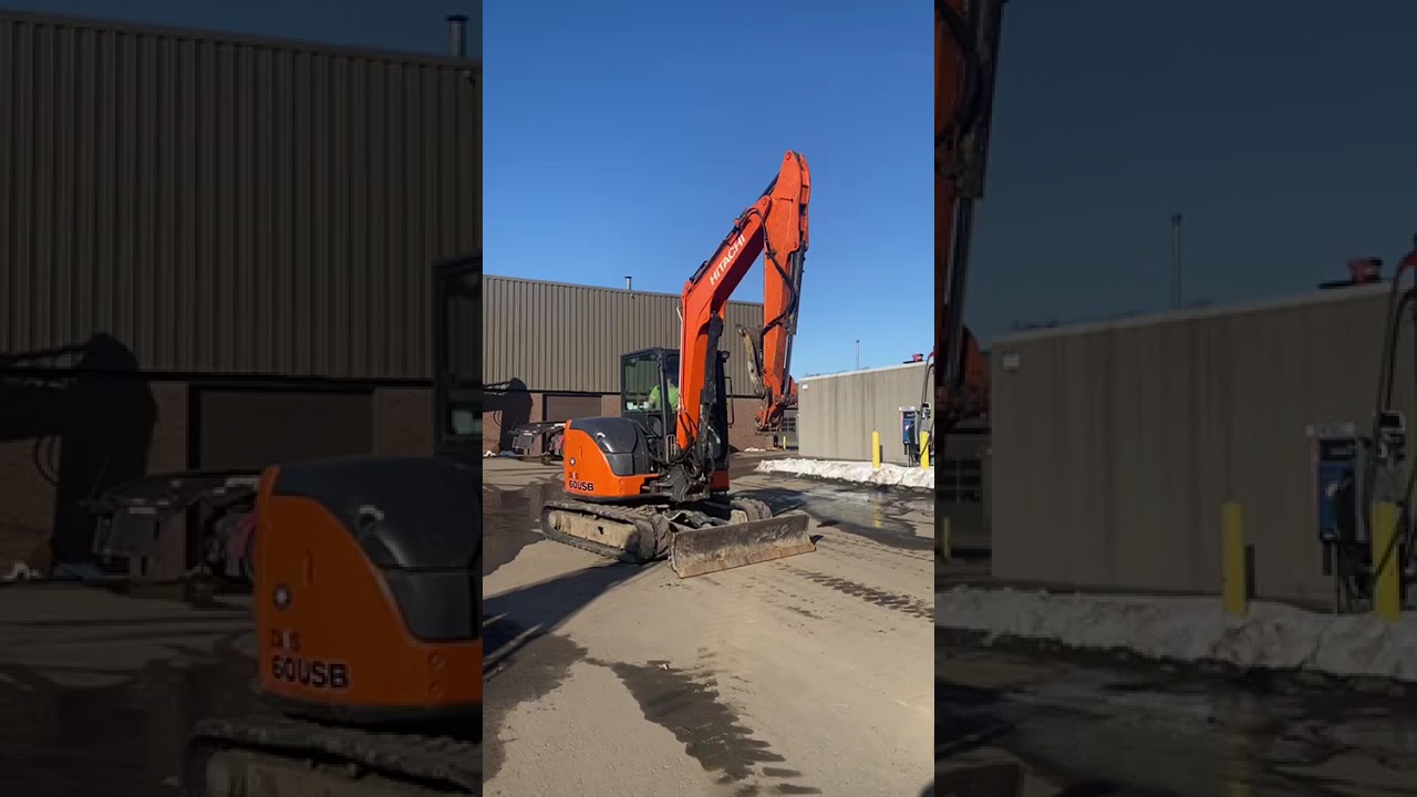 2019 HITACHI ZX60-5 COMPAСТ EXCAVATOR *** SEE VIDEO*** | GovDeals