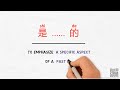 Decode the usage of the 是……的 (shi...de) pattern in Chinese for emphasis - Chinese Grammar Simplified