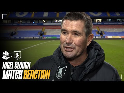 Nigel Clough post-match interview 🗣️ | Bolton 0-1 Stags