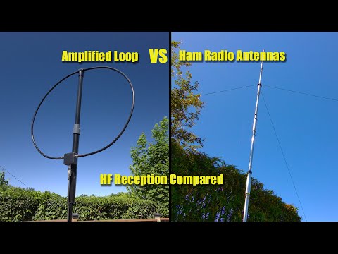 Amplified Loop vs Ham Radio Tuned Antennas - Which is Best for HF Reception?