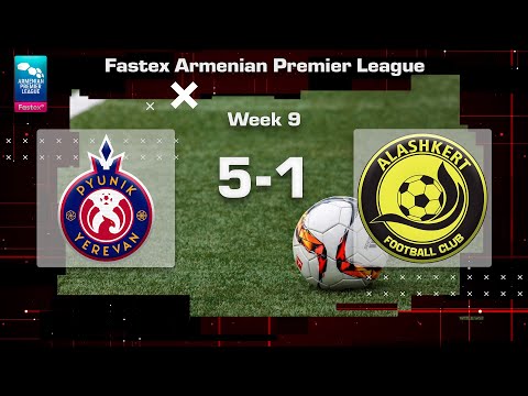 Pyunik - Alashkert 5:1, Fastex Armenian Premier League 2022/23, Week 09
