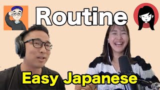 【N4-N3】40mins Easy Japanese conversation with  @mikurealjapanese / What is your daily routine? -