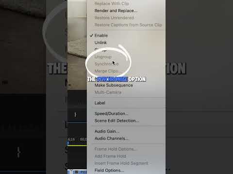 AUTOMATICALLY SYNC MULTIPLE CLIPS in Premiere Pro 2023! #shorts #premierepro