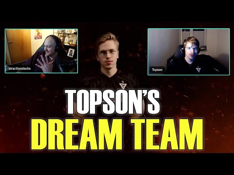 TOPSON forms his DREAM TEAM of Dota Players from All of time