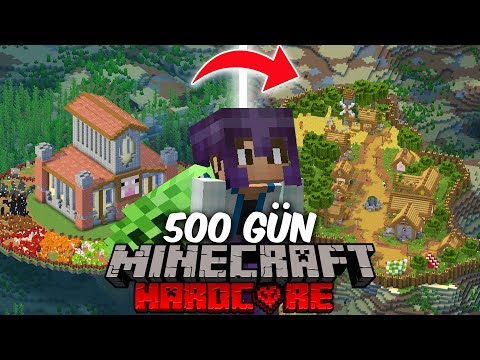 Minecraft Hardcore'da 500 Gün Hayatta Kalmak... (TÜM HİKAYE)