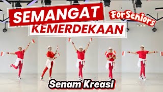 Download lagu SEMANGAT KEMERDEKAAN UNTUK LANSIA 🇮🇩❤️ - SENAM KREASI | Senam with Nina mp3