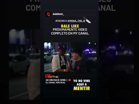 Ataca🔪⚠️🔞 banda a el Artista (Moha The B) después de Concierto En Lleida  España Cataluña @bebiitotv