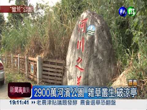 河濱公園變菜圃! 花2900萬如廢墟