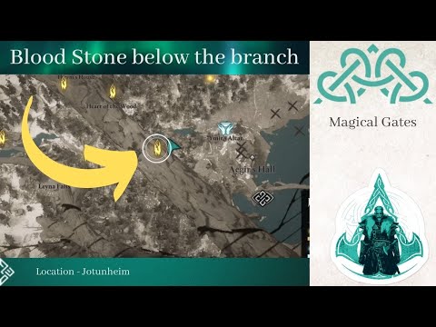 Ymir's Blood Stone below the giant branch : Assassin’s Creed Valhalla