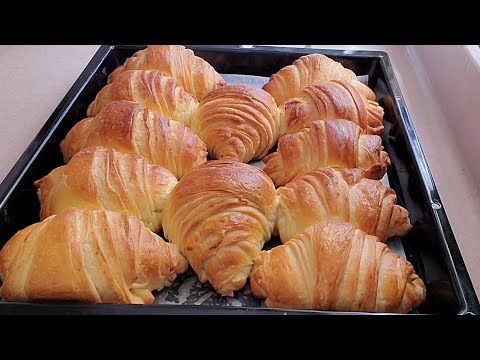 The Easiest Way to Make CROISSANT |No Folding