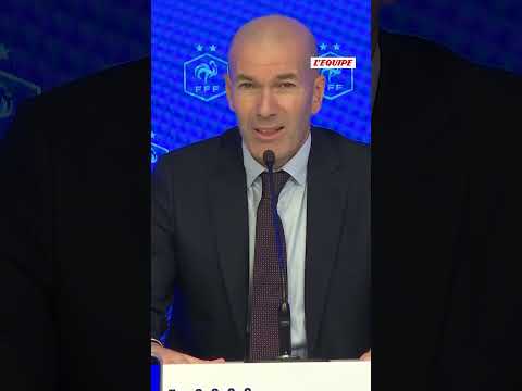 😍🫶 La belle déclaration d'amour de Zidane pour les Bleus #zidane #shorts #lequipe