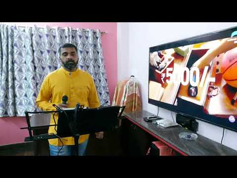 Aarathiye dharegilidante karaoke |by Rajendra MSR cover|