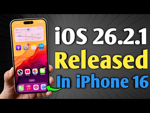iOS 26.2.1 in iPhone 16