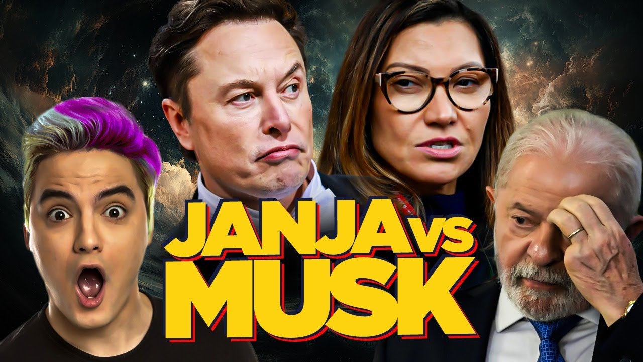 Janja e Felipe Neto ATACAM Elon Musk!