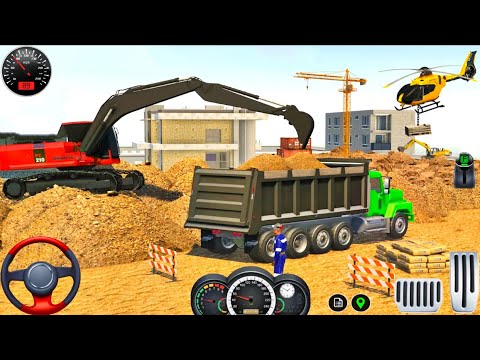 Real Large City Construction Games - City Road Construction Simulator 3D Game - Android GamePlay