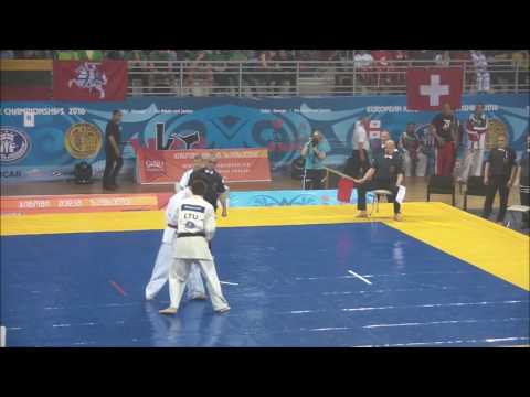 EC2016 Men Finale 65 75kg Salahat Hasanov Azerbaijan AKA Vs Andrius Miseckas Lithuania SHIRO