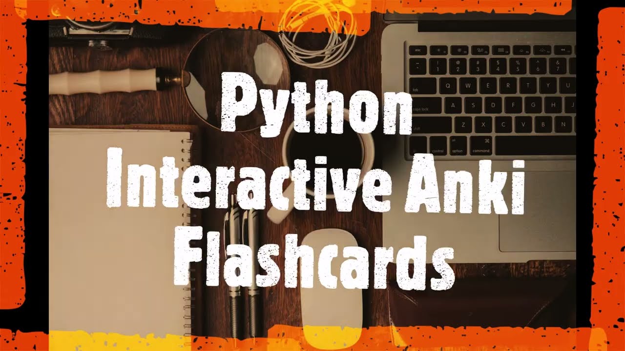Python Interactive Anki Flashcards