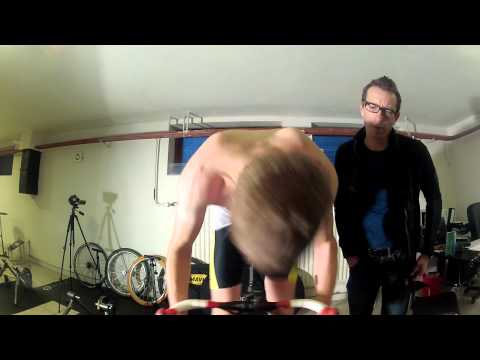 Matthias Van Walle (Mirmil Cycling team) Wingate test @ Smart Cycling test and training center