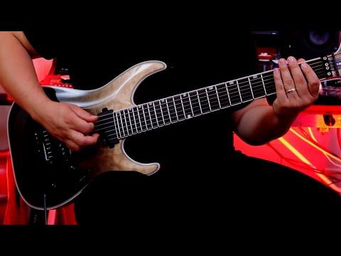 ESP LTD MH-1007 EverTune 7-String EMG Guitar – Black image 10