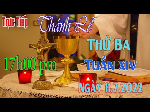 Thánh lễ Trực Tuyến 17H00 PM Hôm Nay Thứ Ba Tuần XIV .Thường Niên Ngày 11/7/2023  Trưc Tiếp Thánh Lễ