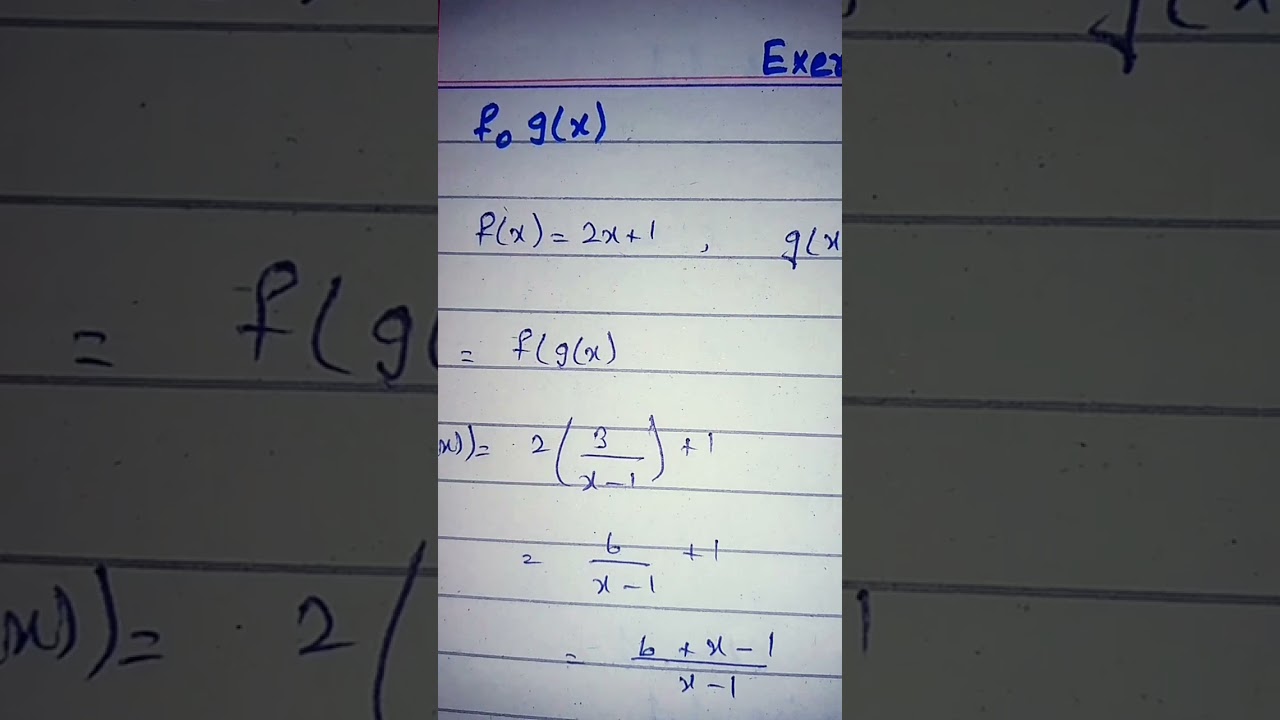 how to solve the composite function by putting values#mathematics