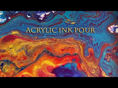 Acrylic Ink Pour