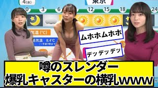 噂のスレンダーお天気キャスターの現在ｗｗｗ【ネットの反応】#美女bra