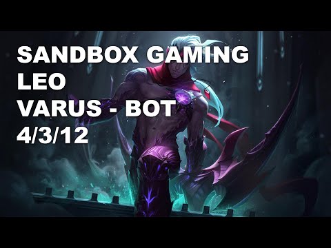 SANDBOX Gaming Leo Bot Varus vs Aphelios - KR Grandmaster Patch 10.8