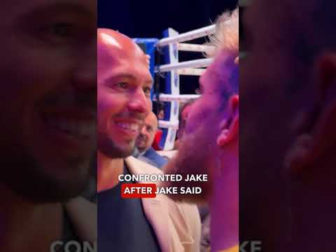 Andrew Tate and Tommy Fury confront Jake Paul!