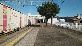 列車番号4060　EF510--514　羽越本線（村上駅）60P　18/10/22