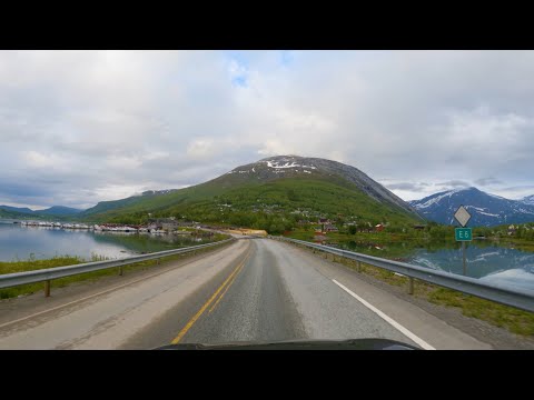 Driving in Norway - Straumen To Mørsvikbotn E6 - 4K60
