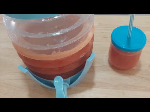 Succo multifrutta fatto con mini juicer