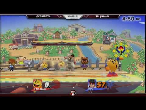 VS Weekly 1/5/17 - Winners R3 - Joe Quarters (Pacman) vs. DJ Jack (Ryu) - Smash 4