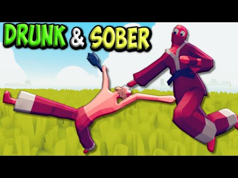 Ultimate Fighter Duo! /Drunk & Sober vs Every Faction - TABS Mods Gameplay