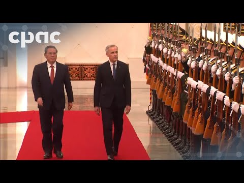 Prime Minister Mark Carney attends welcoming ceremony in Beijing, China – January 15, 2026