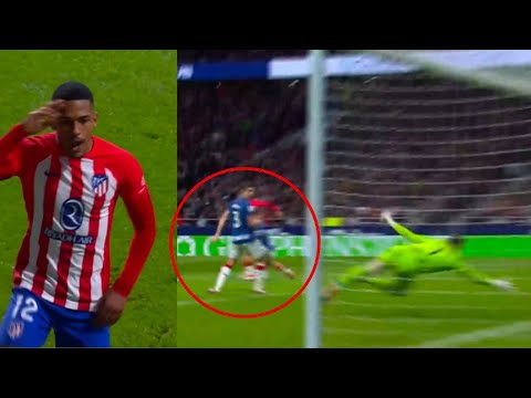 Samuel Lino brilliant goal to take Atletico's lead to 3-1 in the 52nd minute |  Madrid vs Bilbao