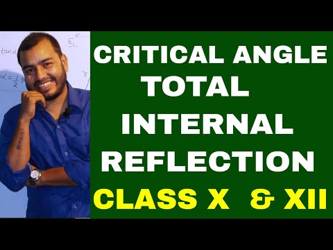 Critical Angle & Total Internal reflection : Prism ray diagram : Class X: ICSE Video