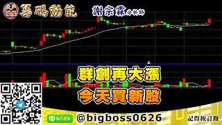 【大戶羅盤籌碼動能】 #謝宗霖0225，群創再大漲 今天買新股 (圖)