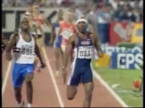 USAvGBvJamaica:4x400m. Relay,1997 World Championships,Athens