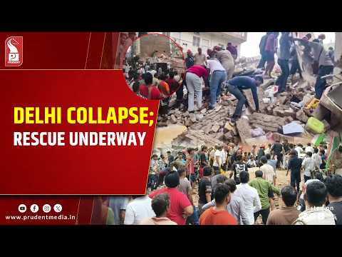 Delhi: Satya Niketan building collapses, several feared trapped; Two killed